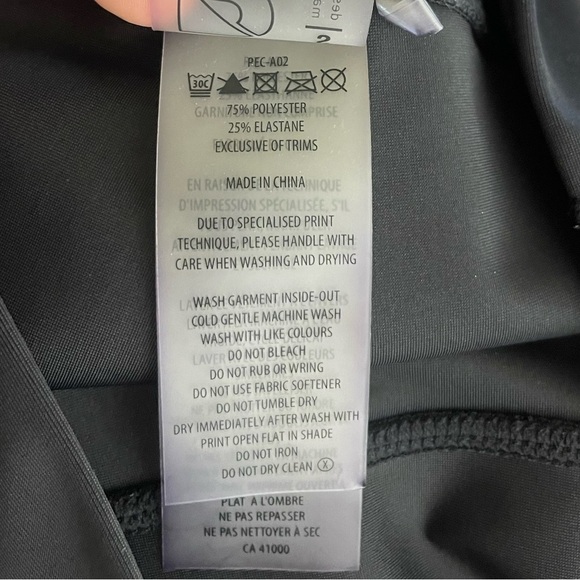 P.E Nation The Chase Leggings Black Pink White Logo Size S - Picture 7 of 8